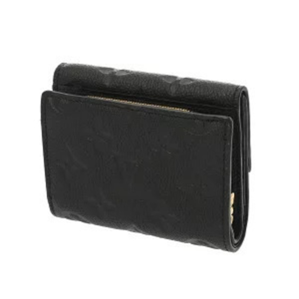 Louis Vuitton Monogram Sarah Leather Portefeuille Empreinte Metis Noir Black